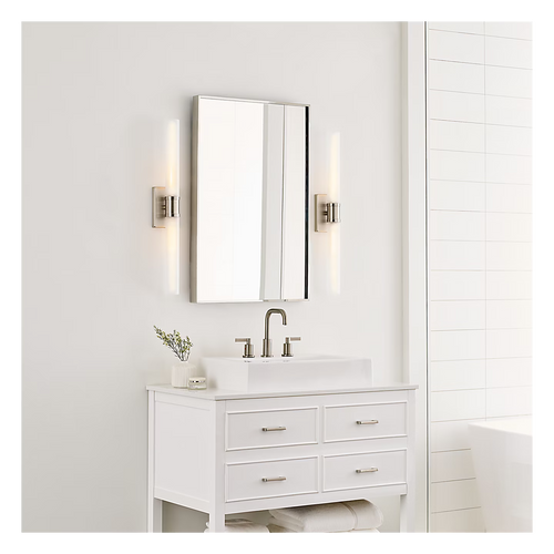 Keaton Vanity Sconce Nickel