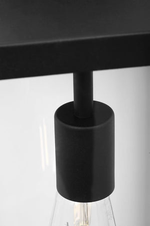 Rox Medium One Light Lantern Black