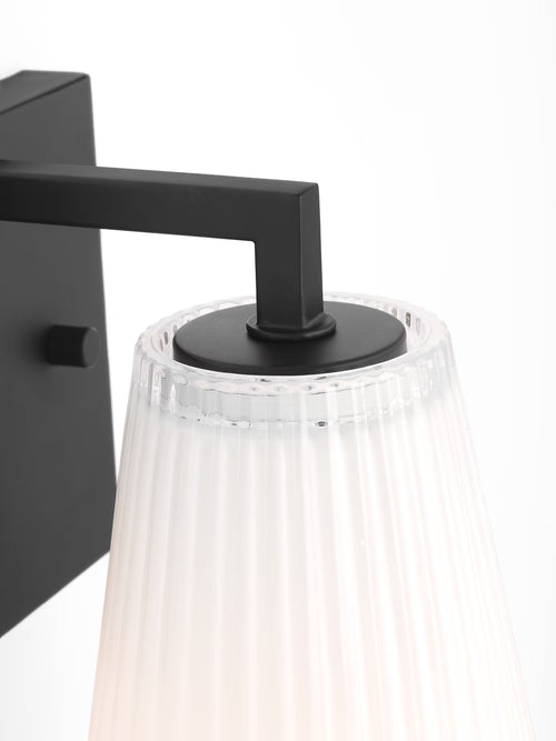 Upson One Light Bath Black