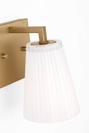 Upson One Light Bath Brass