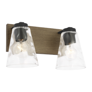 Dunton Two Light Bath Black