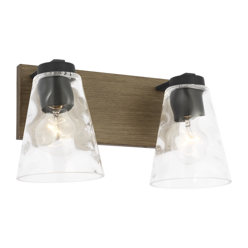 Dunton Two Light Bath Black