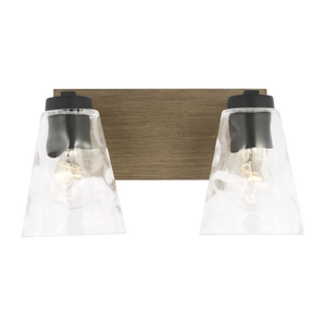 Dunton Two Light Bath Black