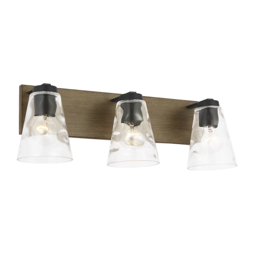 Dunton Three Light Bath Black