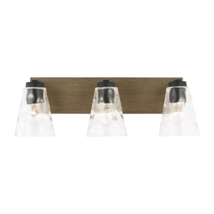 Dunton Three Light Bath Black
