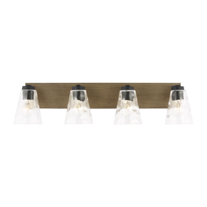 Dunton Four Light Bath Black