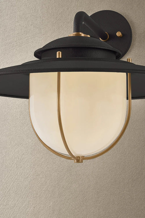 Greentree Wall Sconce Black Large