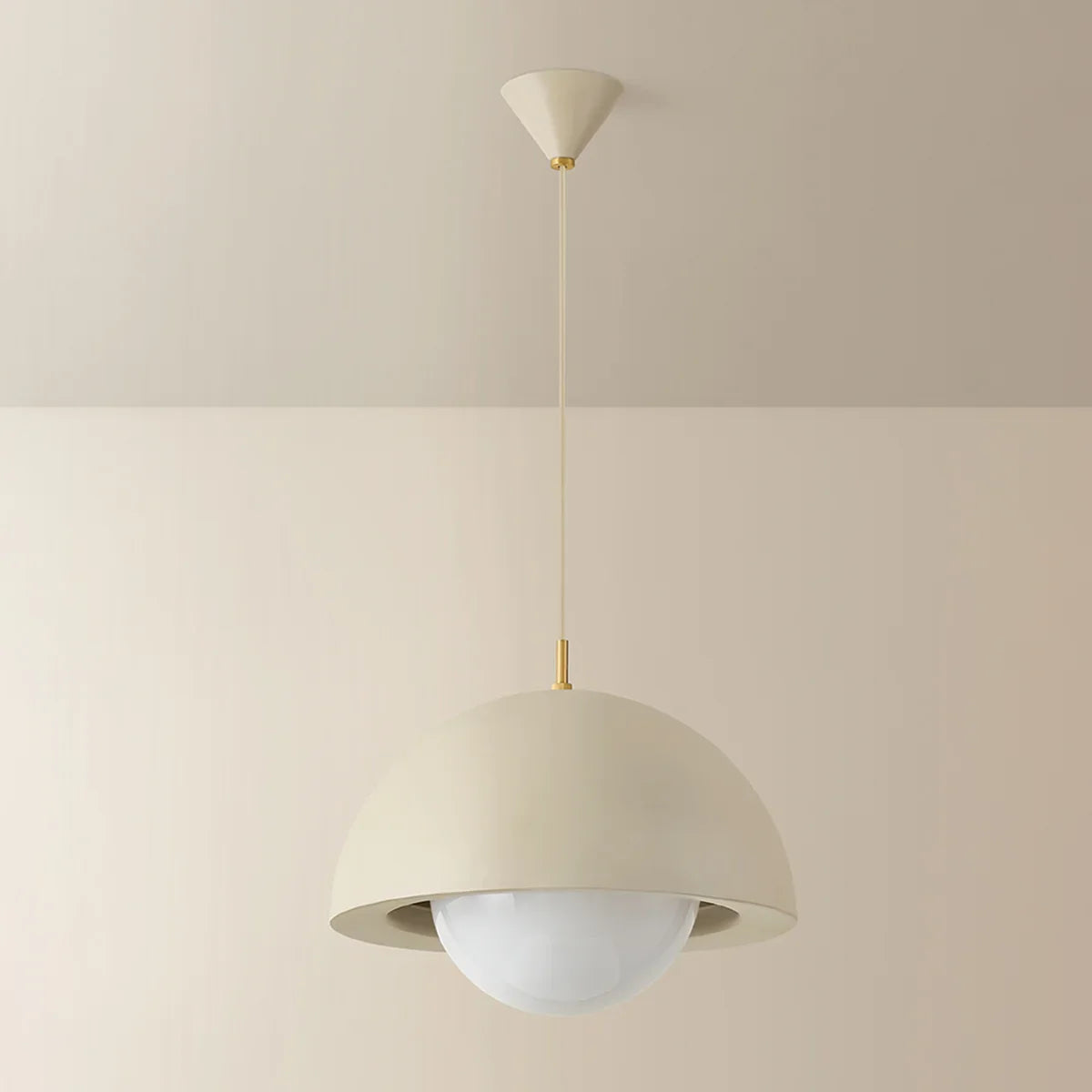 Jolene Pendant White