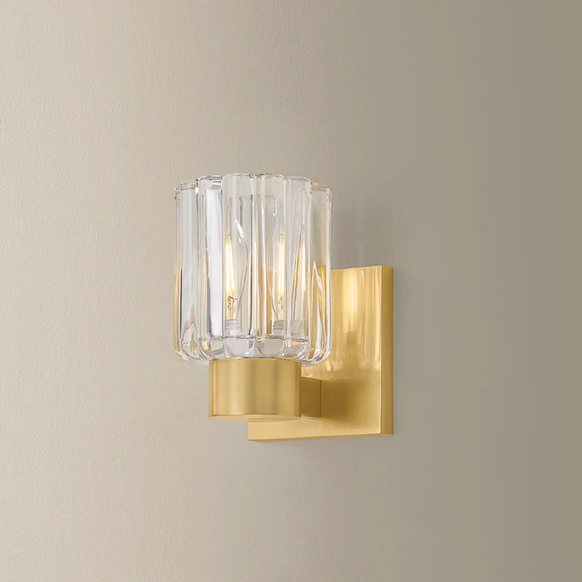 Danae 1 Light Sconce Brass