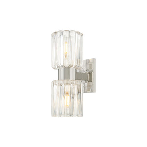 Danae 2 Light Sconce Nickel