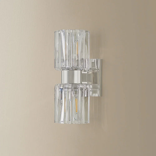 Danae 2 Light Sconce Nickel