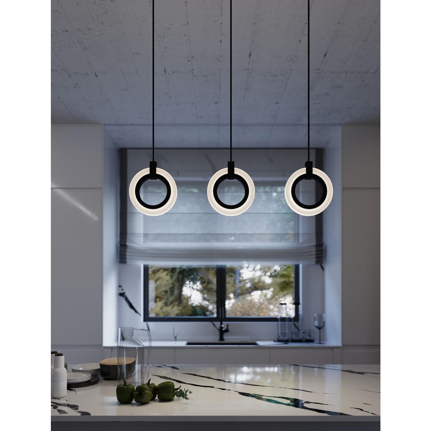 Halo 3 Linear Pendant Black