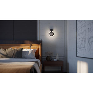 Halo Led Sconce Black