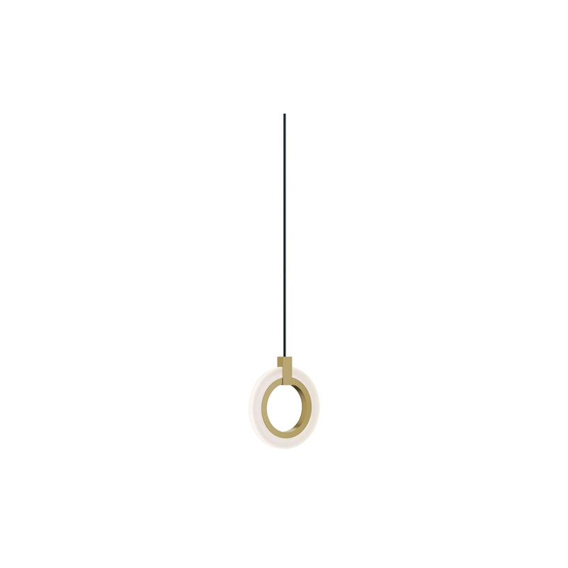 Halo 8 Led Pendant Brass