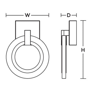 Halo Led Sconce Brass