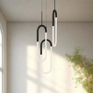 Huron 3 Head Multi Pendant Black