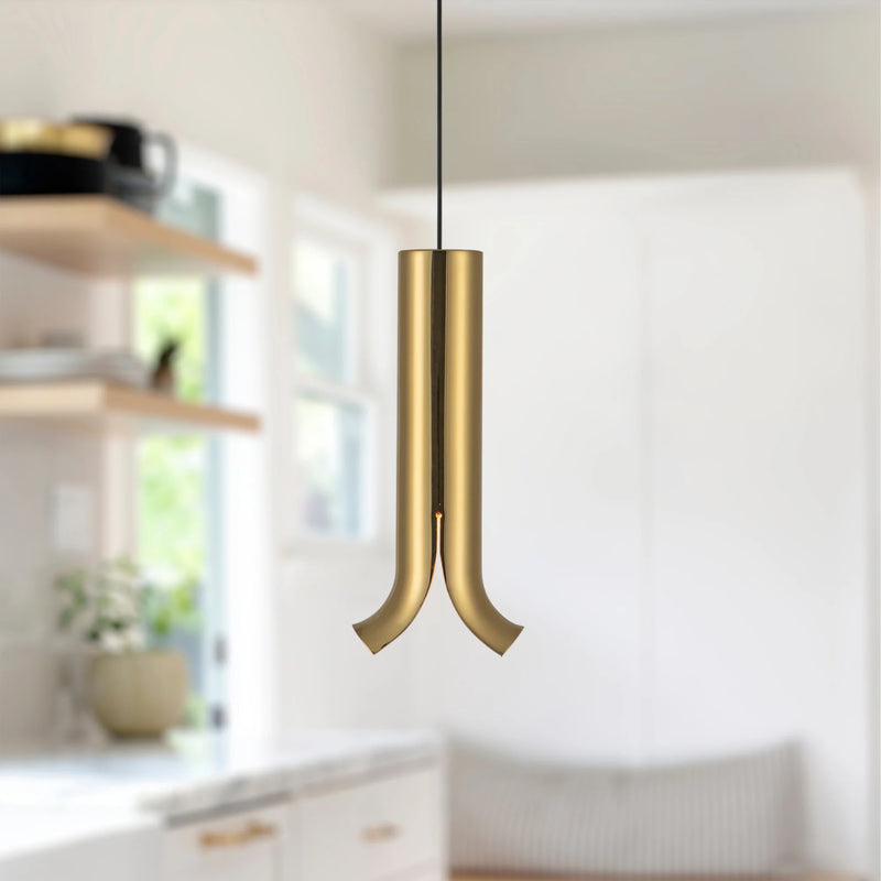Husk Brass Pendant