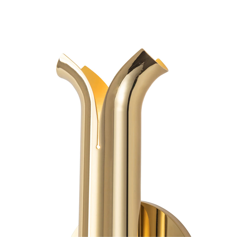 Husk Wall Sconce Brass