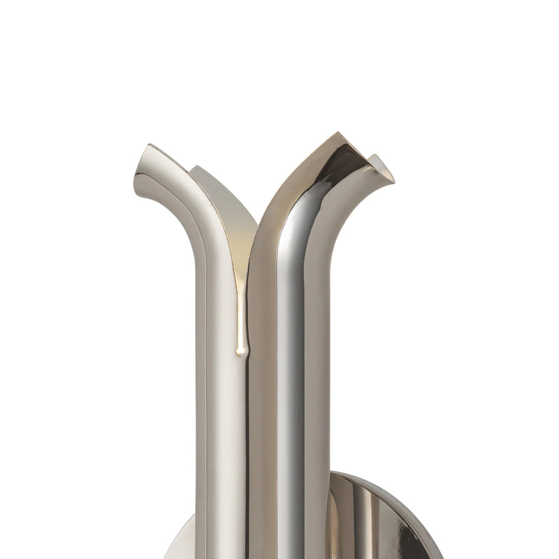 Husk Wall Sconce Nickel