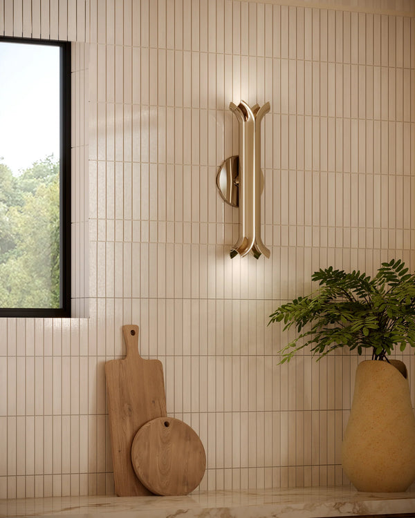 Husk Wall Sconce Brass
