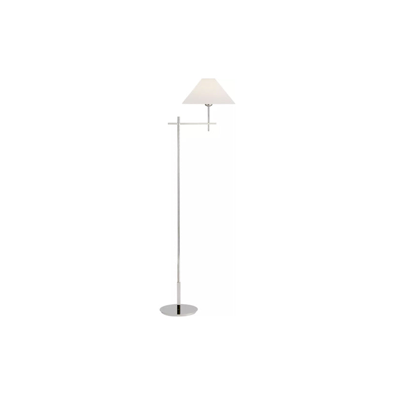 Hackney Bridge Arm Floor Lamp Nickel