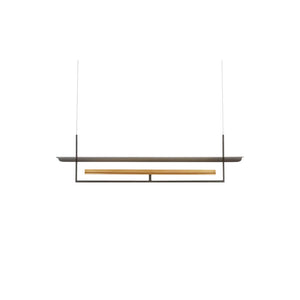 Tristan Reflector Linear Chandelier Bronze/Brass