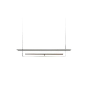 Tristan Reflector Linear Chandelier Nickel