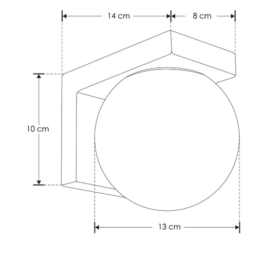 Dito de Pared con Base