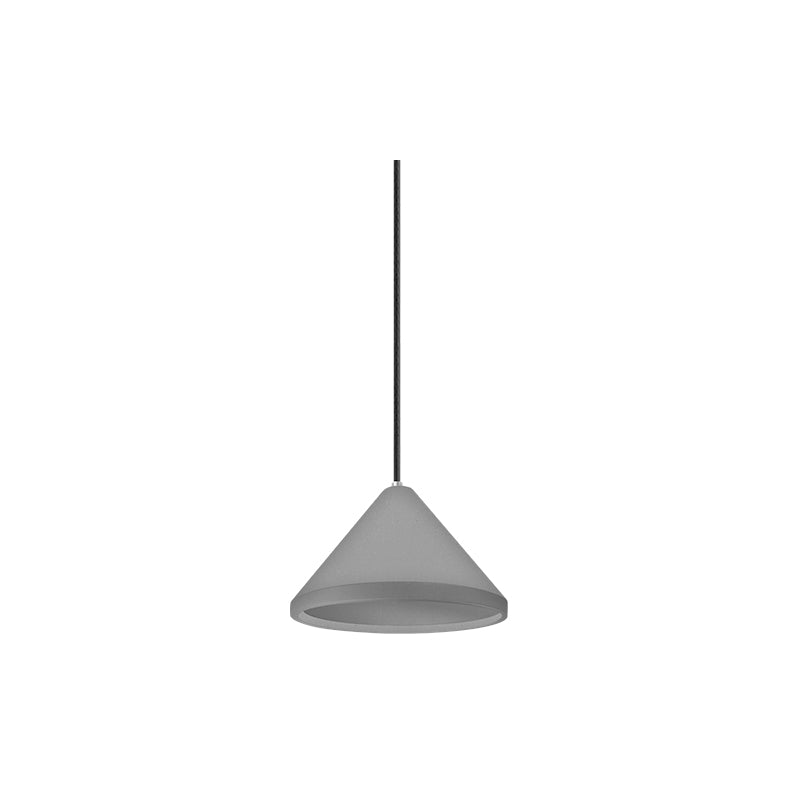 Nela Suspendida Concreto Gris