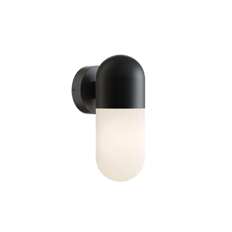 Irvine 12" Led Outdoor Sconce Black