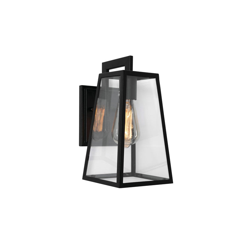 Joplin 12" Led Outdoor Sconce Black
