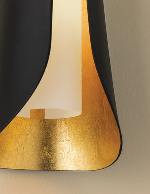Josie Wall Sconce Large Black