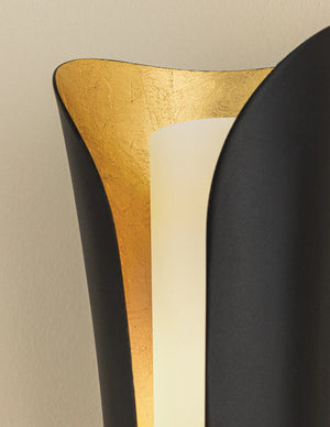 Josie Wall Sconce Large Black
