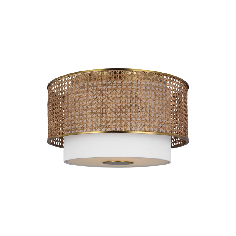 Sawyer Flush Mount Rattan