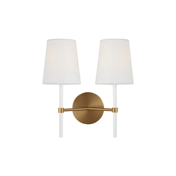 Monroe Double Sconce Brass
