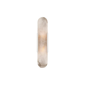 Melange Elongated Sconce Nickel