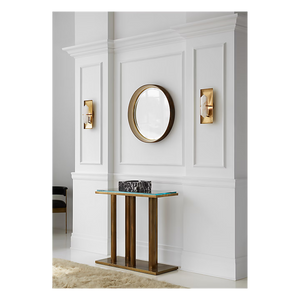 Halcyon Rectangle Sconce Brass