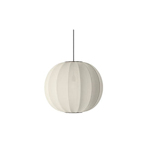 Knit Wit 60 Round Pendant White