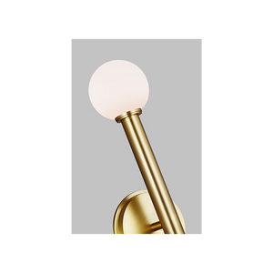 Nodes Double Sconce Brass