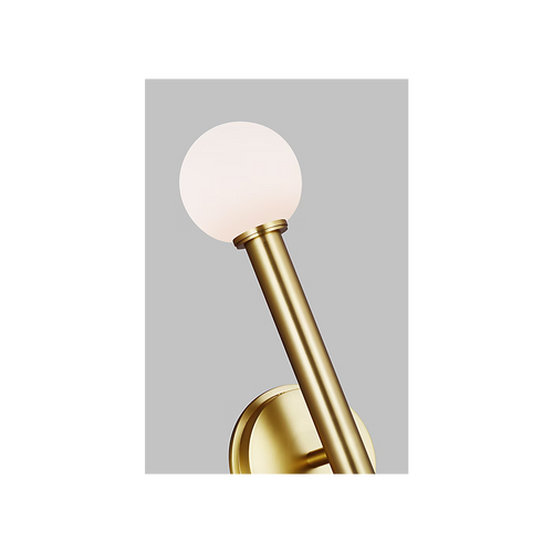 Nodes Double Sconce Brass