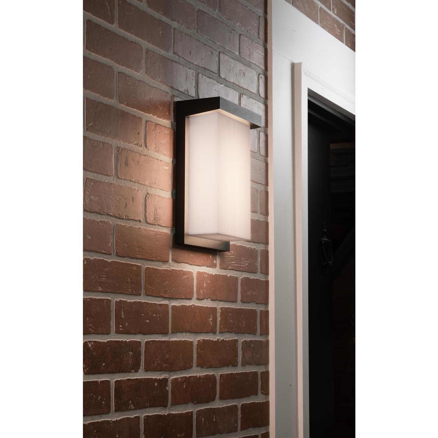 Kent 11" Led Outdoor Sconce Black