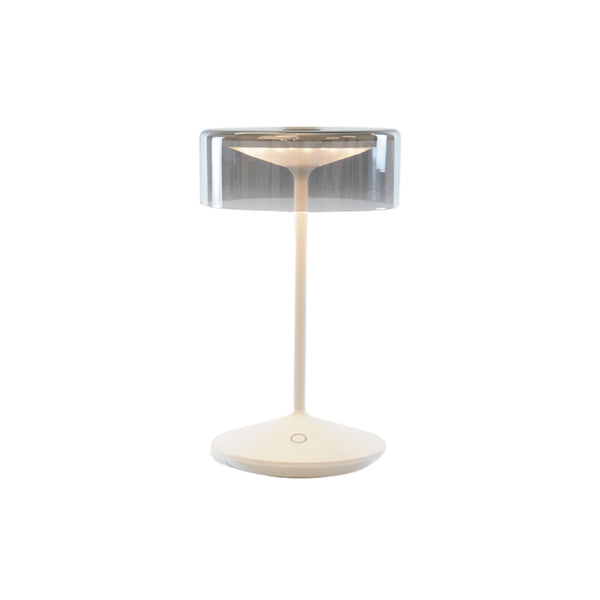 Crystal White/Smoke Glass