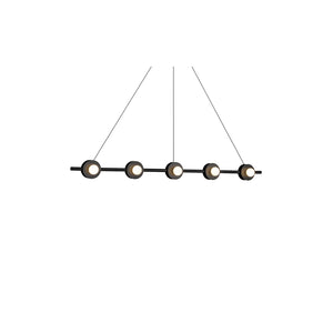 Elixir Linear Pendant Black
