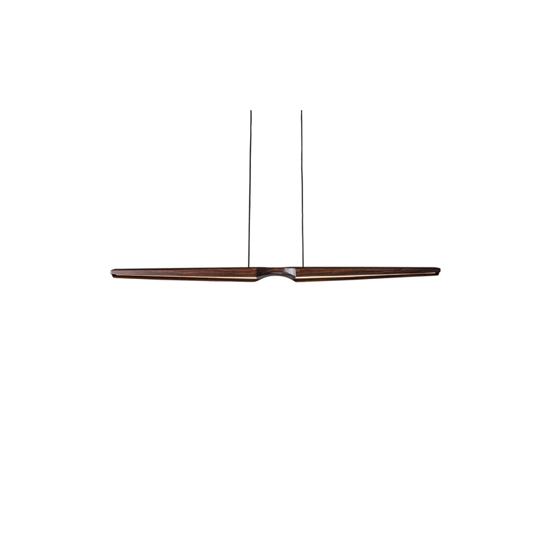 Dakota Linear Pendant Walnut