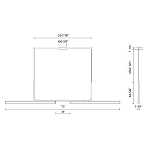 Vesper Linear L Black