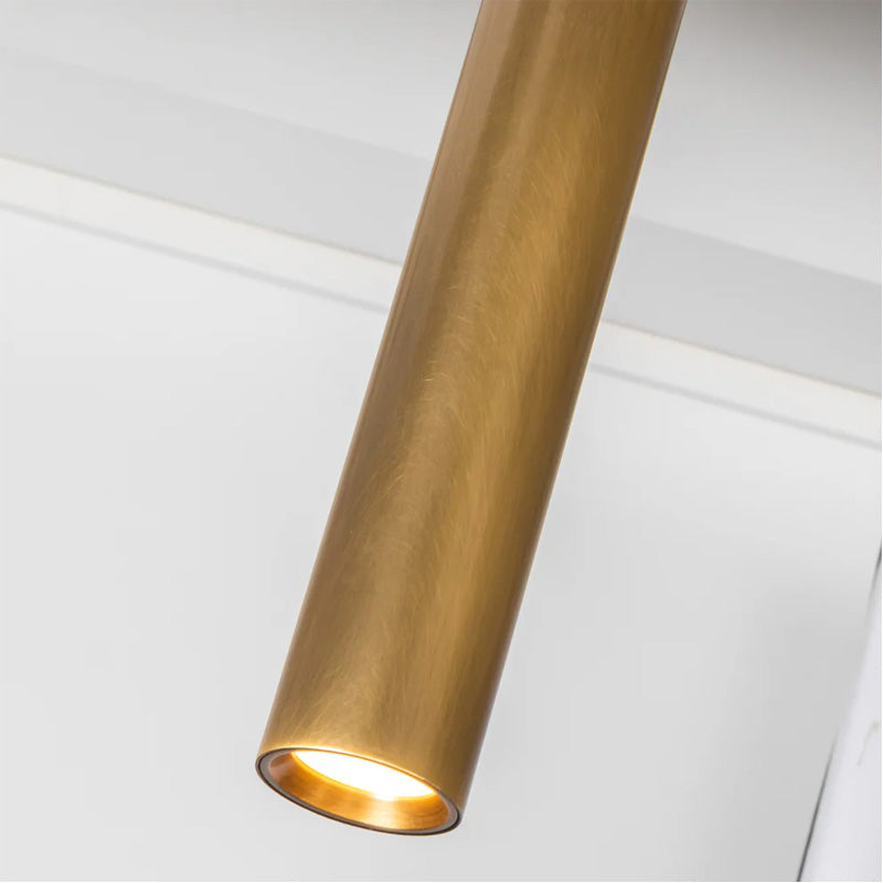 Mason 4 Lineal Pendant Brass