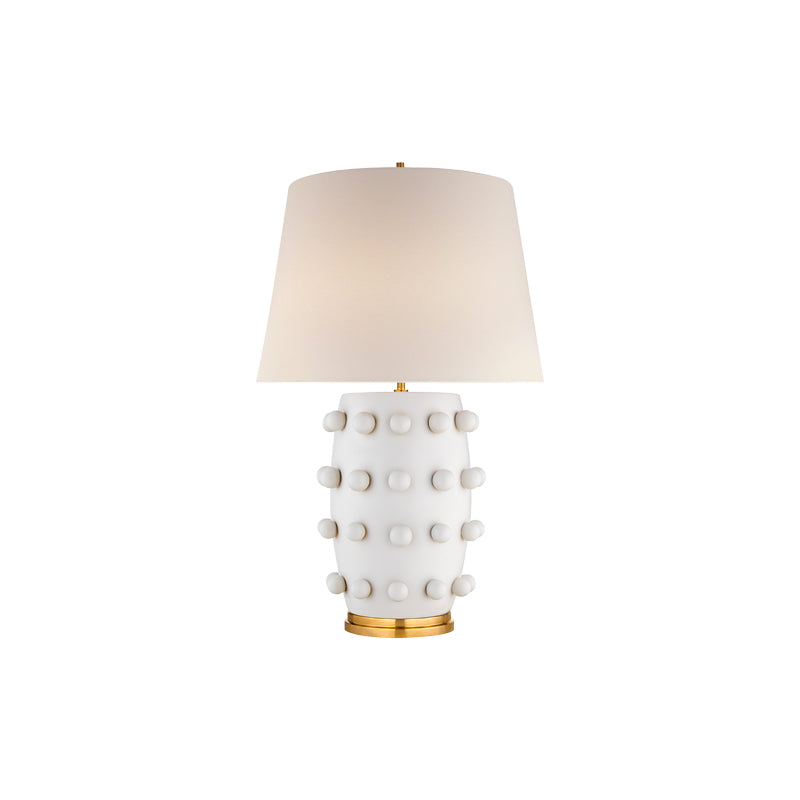 Linden Medium Lamp Plaster White