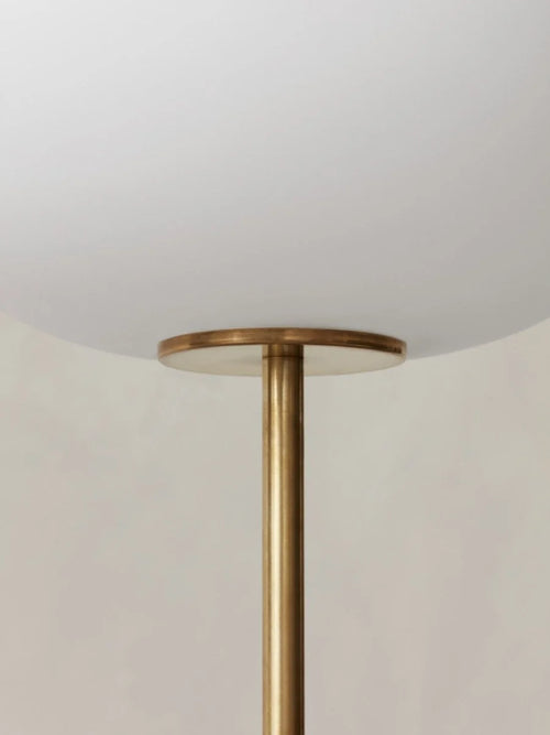 JWDA Floor Lamp Travertine/Brass