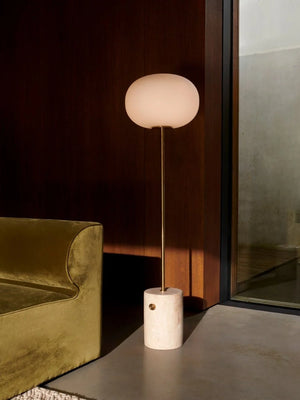 JWDA Floor Lamp Travertine/Brass