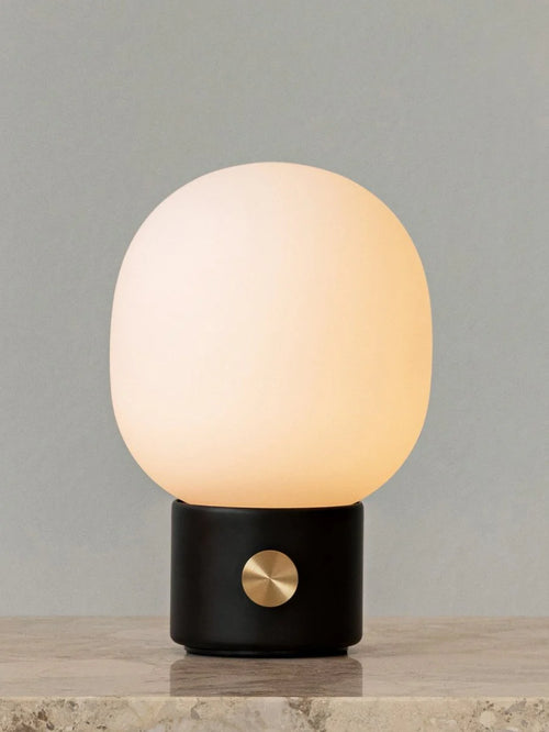 JWDA Corded Table Lamp Black Steel
